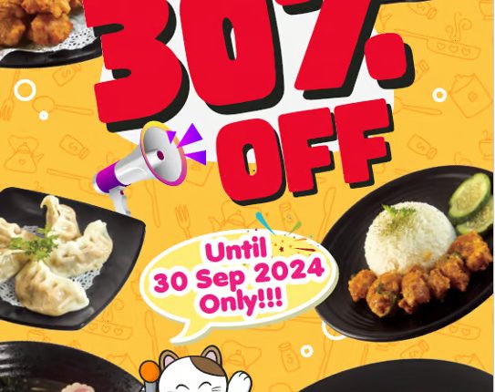 Enjoy 30 Off All Dishes at Karaoke Manekineko Malaysia