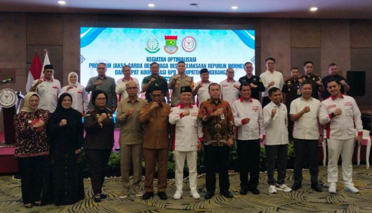 Kejaksaan Republik Indonesia saat selenggarakan kegiatan Optimalisasi Program Jaga Desa pada Jumat 13 Maret 2026 di Tangerang. (Dok. Istimewa)